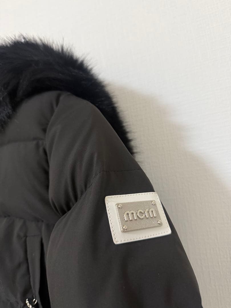 ミシェルマカロン ファーフードショートダウン xs