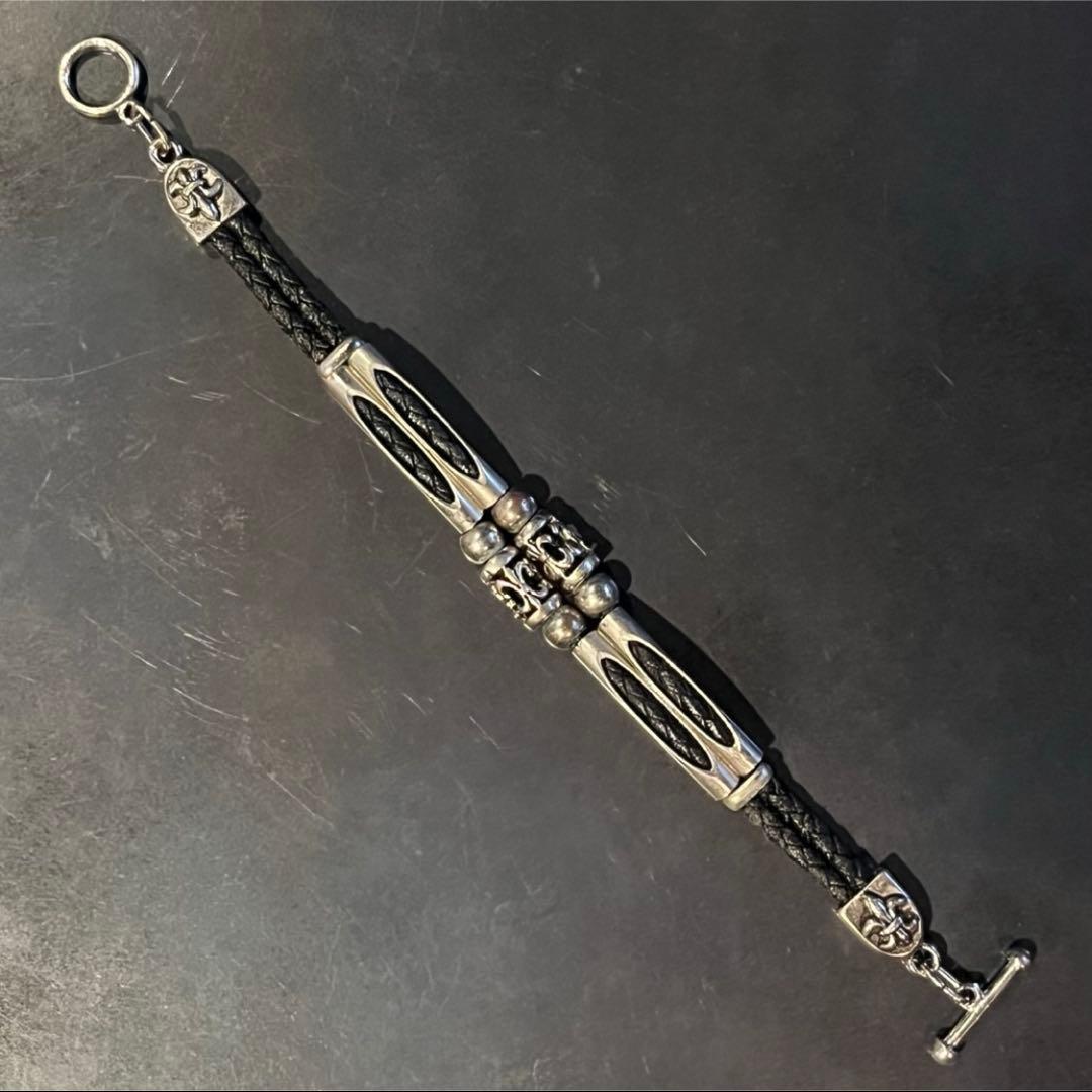 SILVER925 CROSS BRACELET/シルバー/ブレスレット