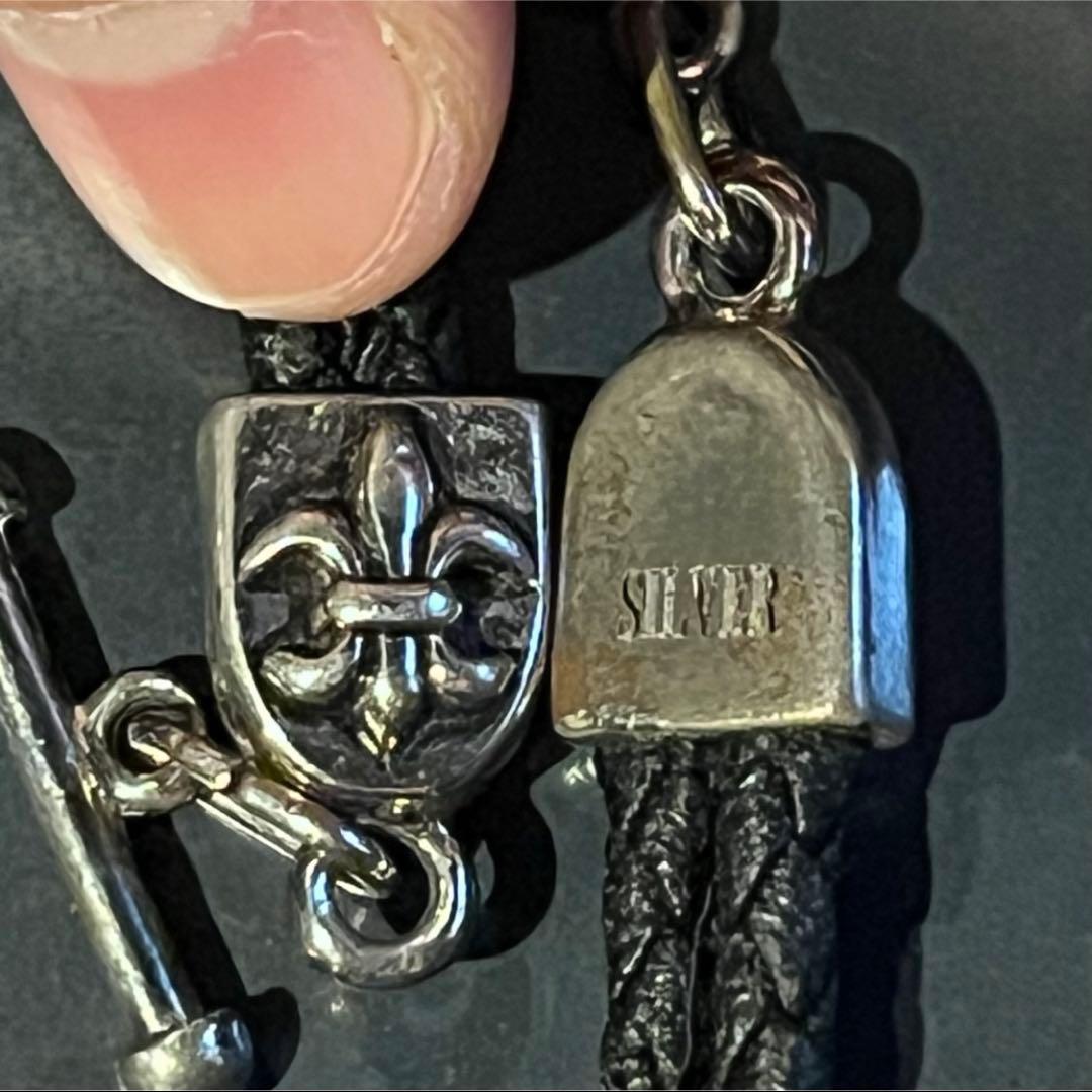 SILVER925 CROSS BRACELET/シルバー/ブレスレット