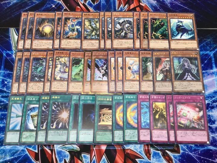 本格構築【サンダードラゴン】デッキ メイン＆EX15＆スリーブ