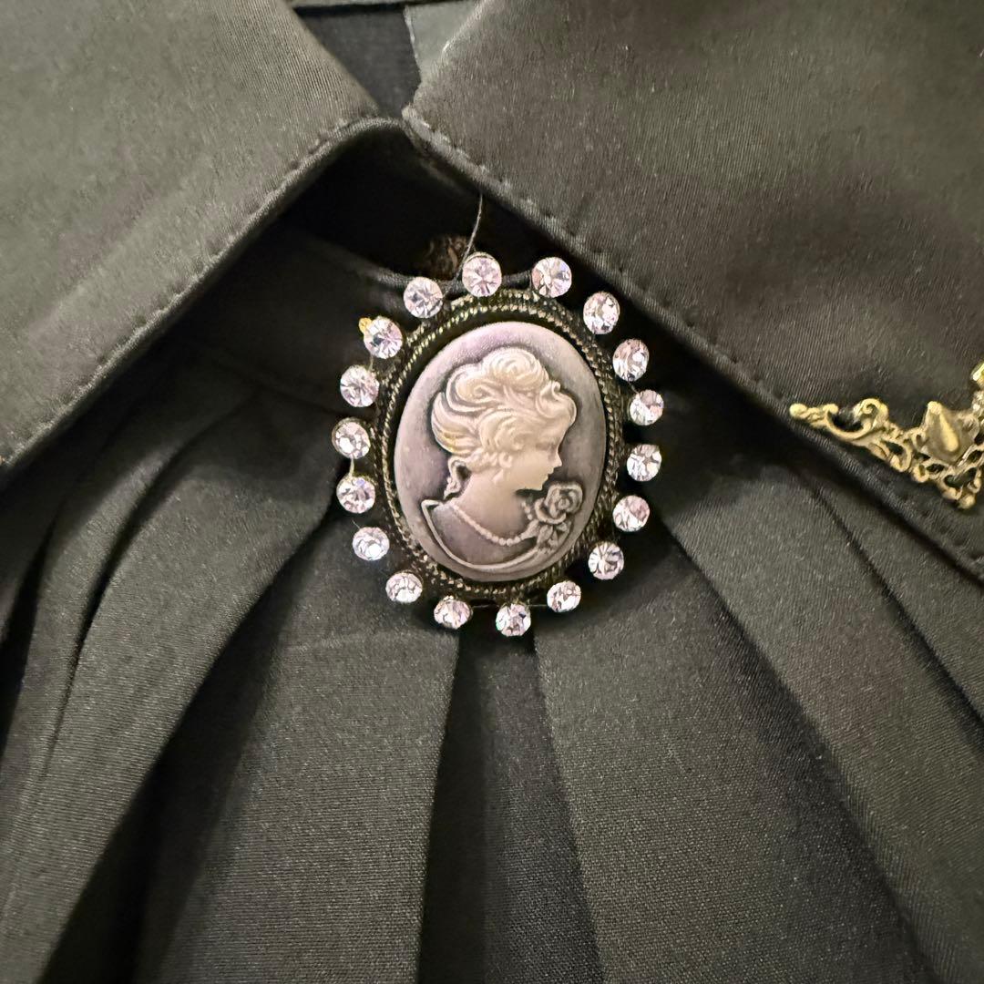 オッズオン　ozz on　ozz oneste　ゴシック　ブラウス　ジャボ　黒