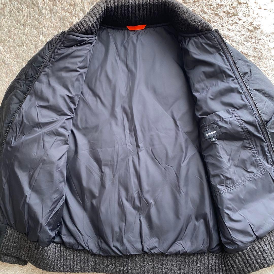 極美品✨ディーゼル ダウンジャケット K-BOOMS ニット切替 M相当