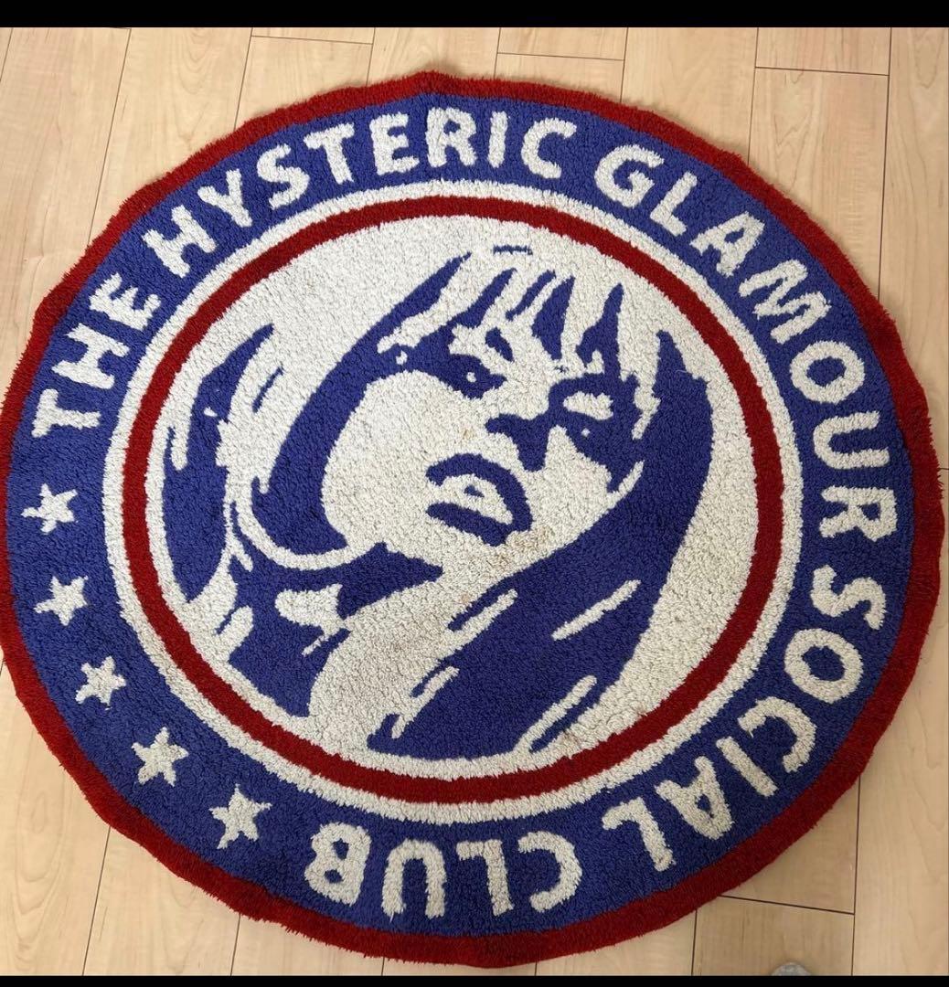 HYSTERIC GLAMOUR ヒステリックグラマー 円形ラグ ノベルティ