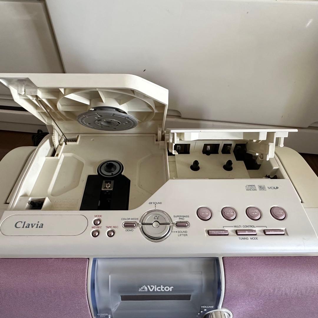 【本体美品】CD-MDポータブルシステム ピンク RC-L1MD-P