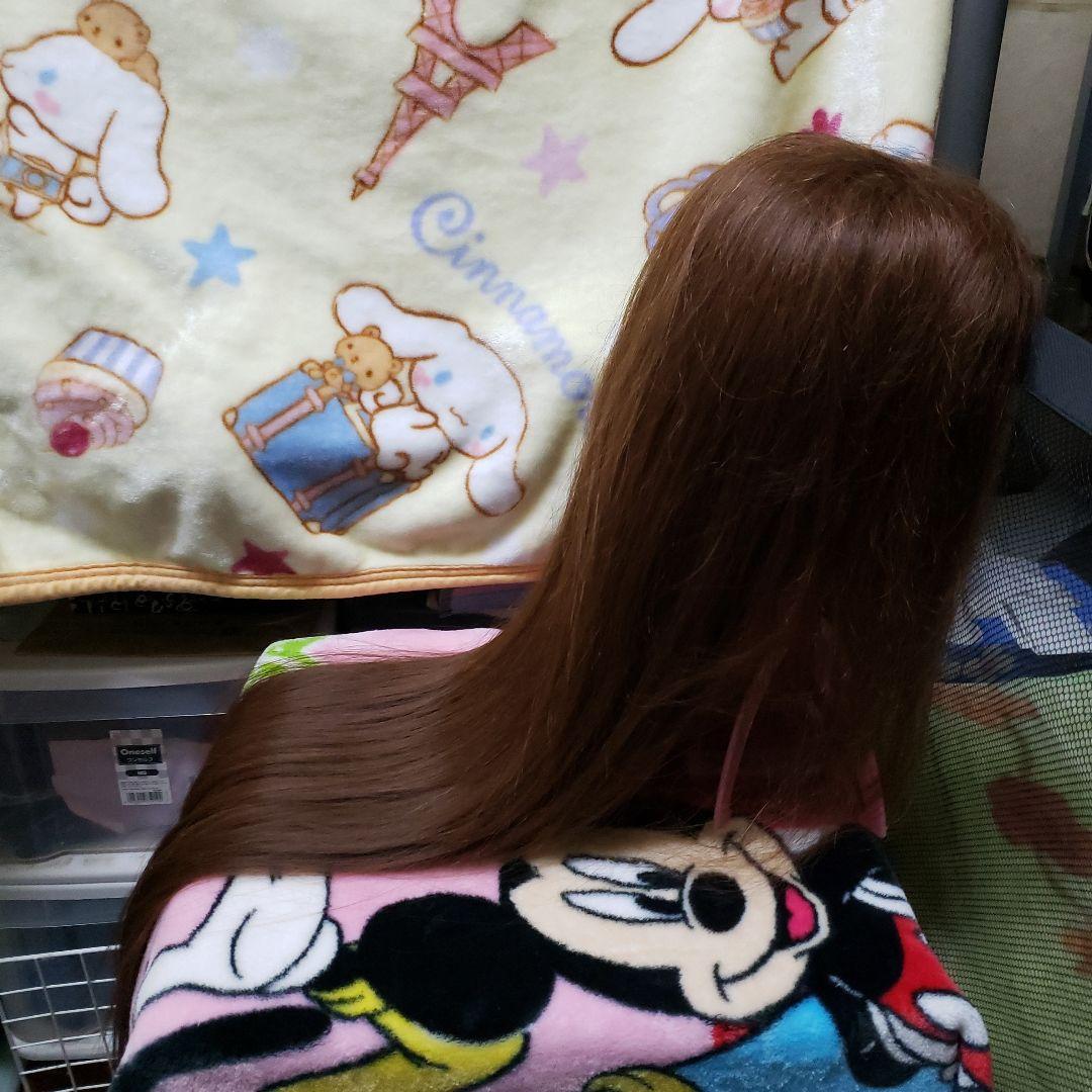 フロントレースウィッグ人毛ミックス７０センチ