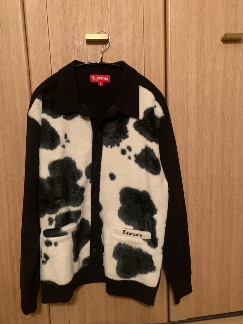 Supreme カウ柄 セーター S black 0時まで価格