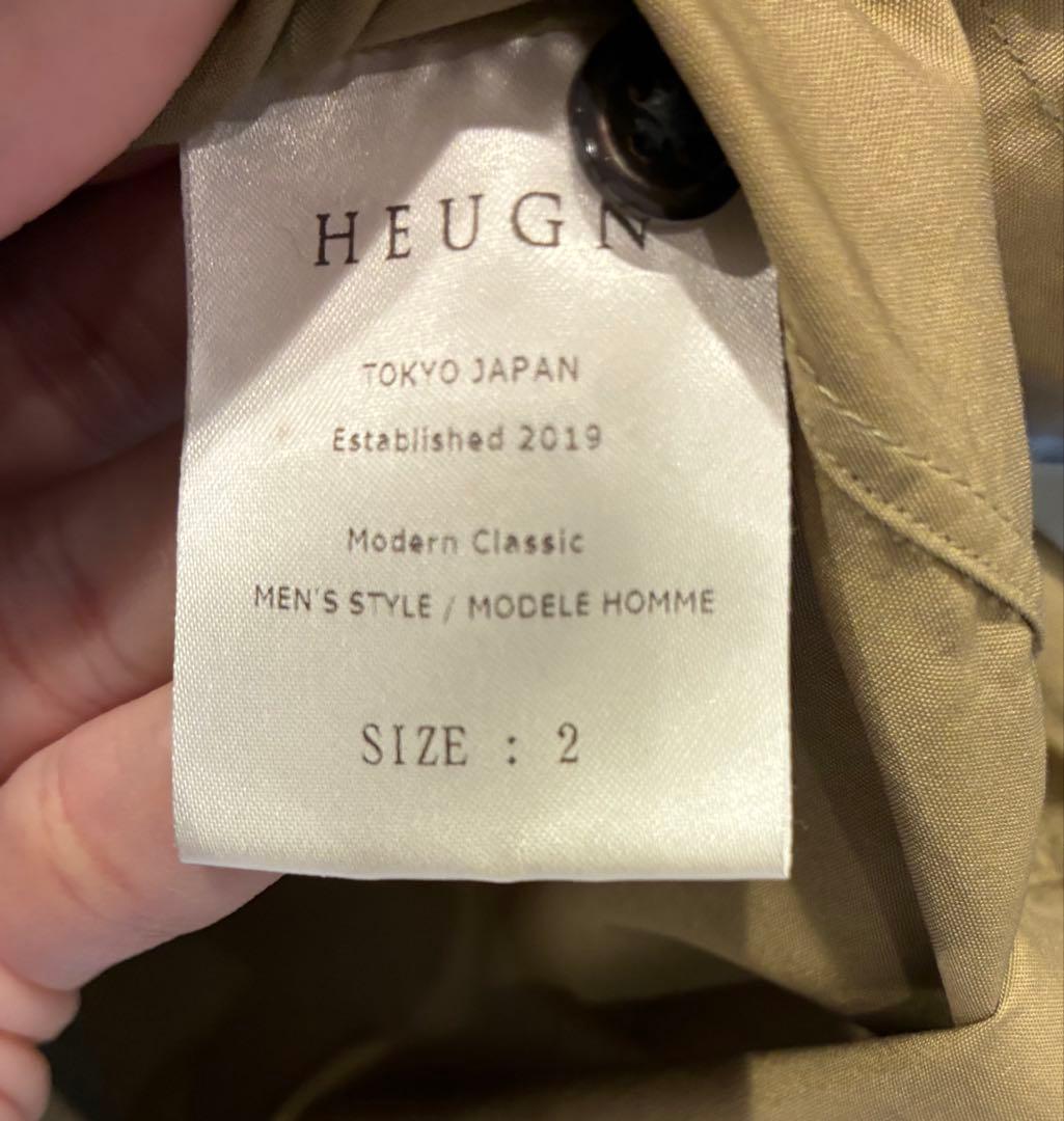 \"Alan\" Beige OverDye【HEUGN】【サイズ2】【美品】