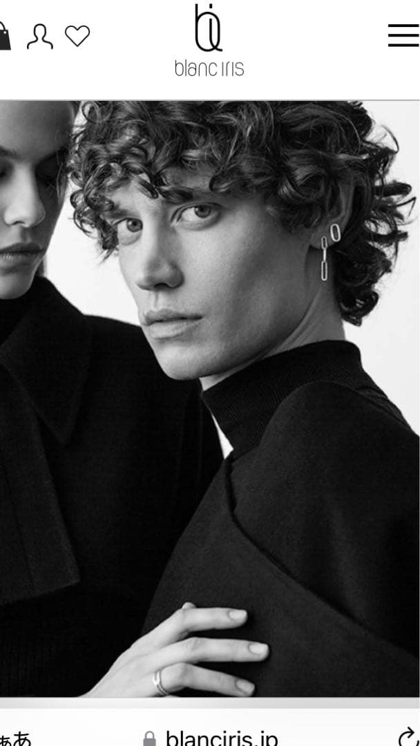 ブランイリスblanciris ピアス　片耳ピアス×2 k18