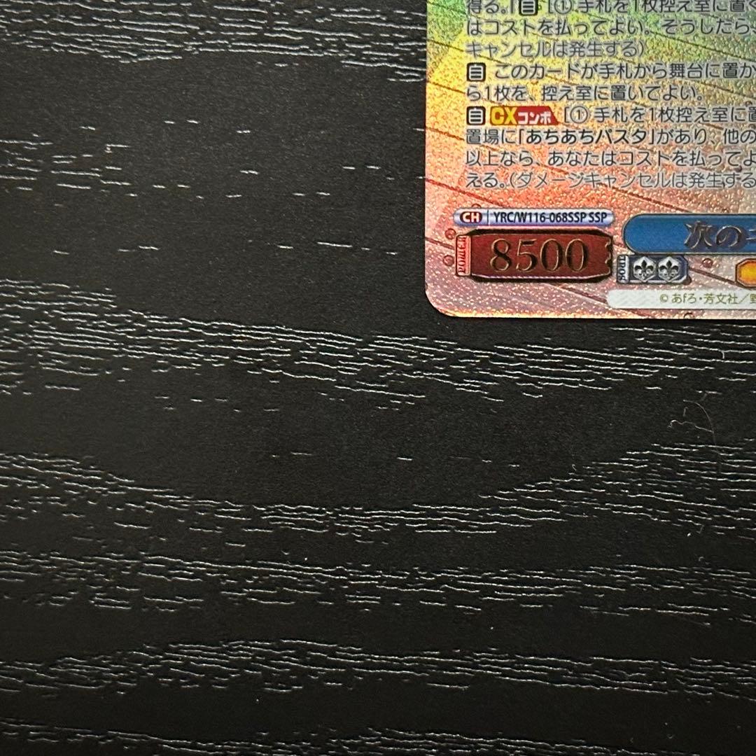 WS 次のキャンプ リン SSP サイン