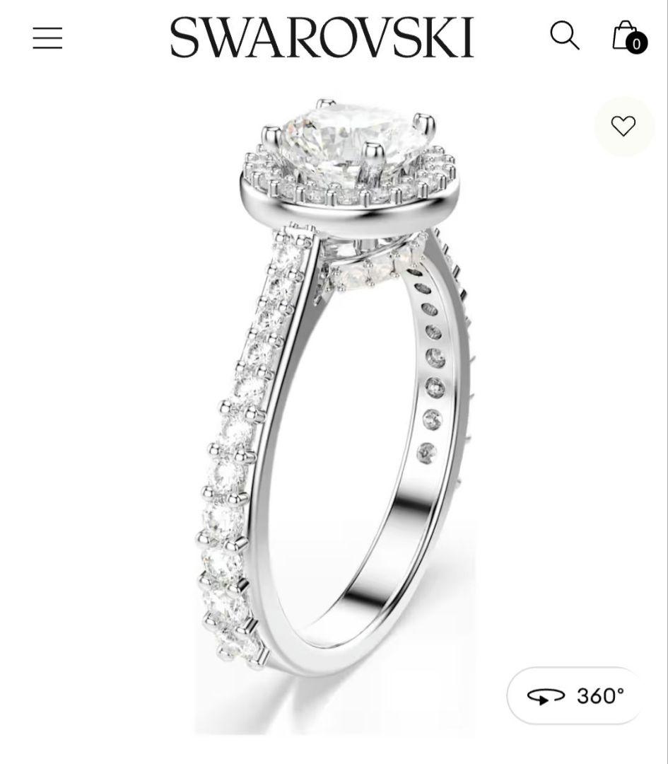 うららさん専用 お箱付き 58 Angelic リング スワロフスキー 指輪