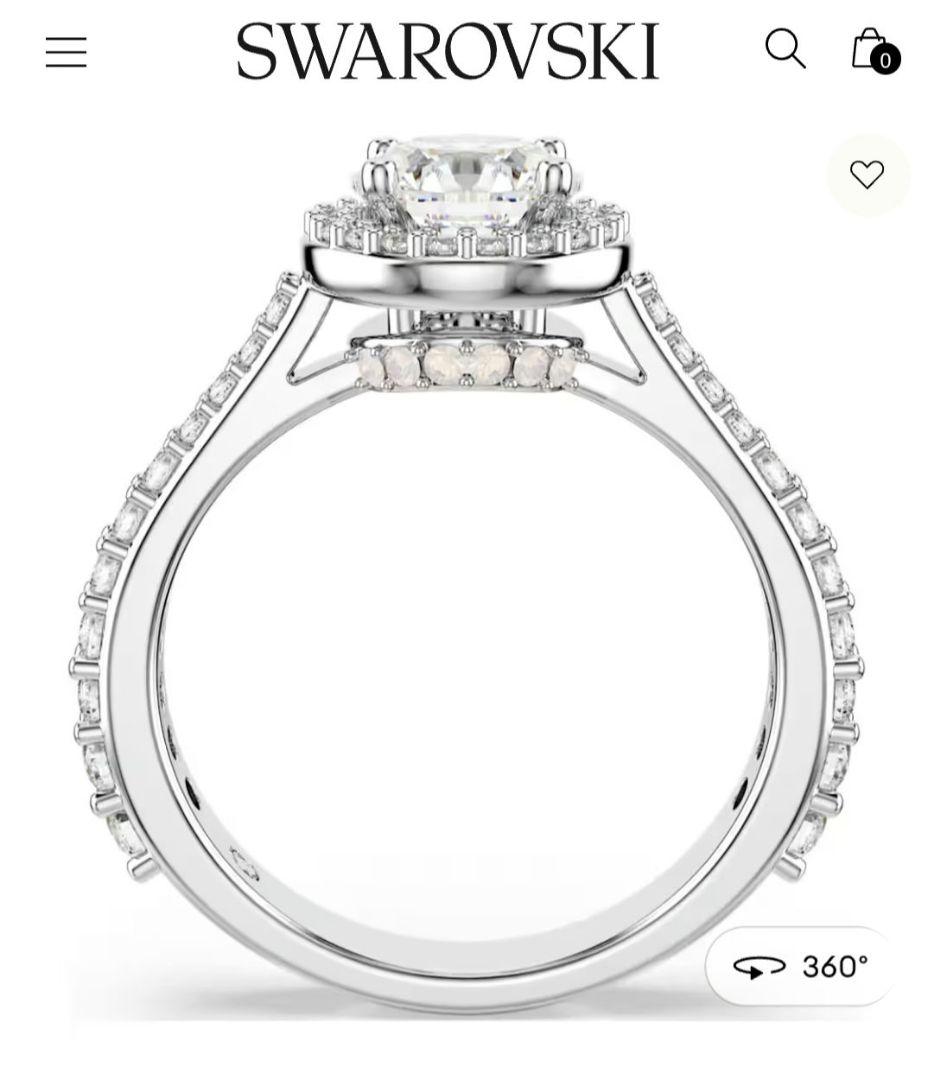 うららさん専用 お箱付き 58 Angelic リング スワロフスキー 指輪