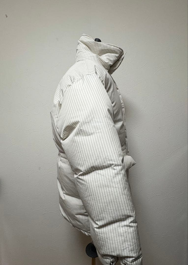 【タグ付美品】AURALEE×TEKLA STRIPEダウンジャケット