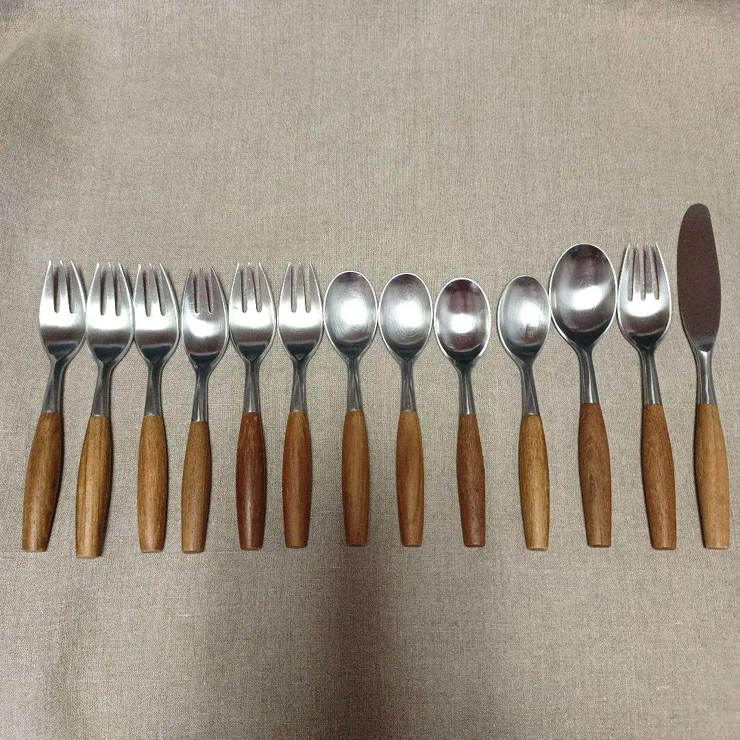 【美品】DANSK fjord カトラリーセット 13点