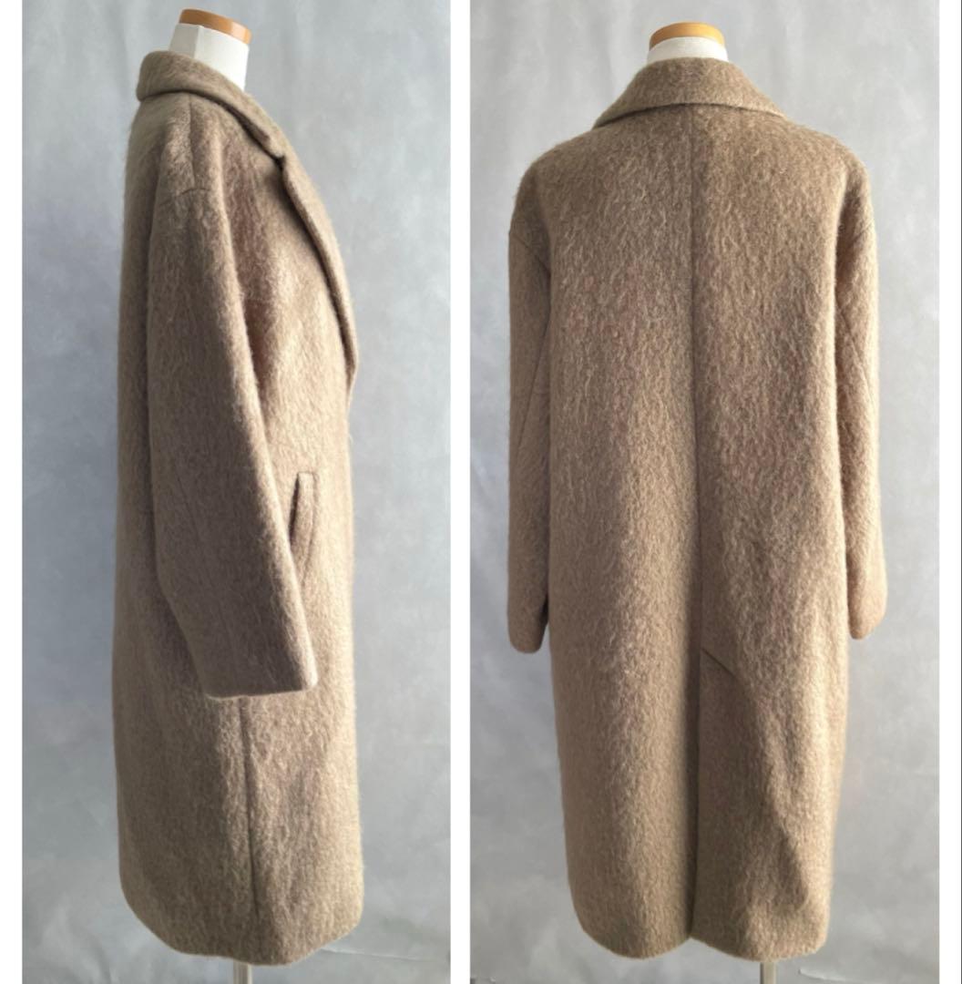 極美品✨ユナイテッドアローズ　23AW シャギー　モヘヤ　ロングコート　36