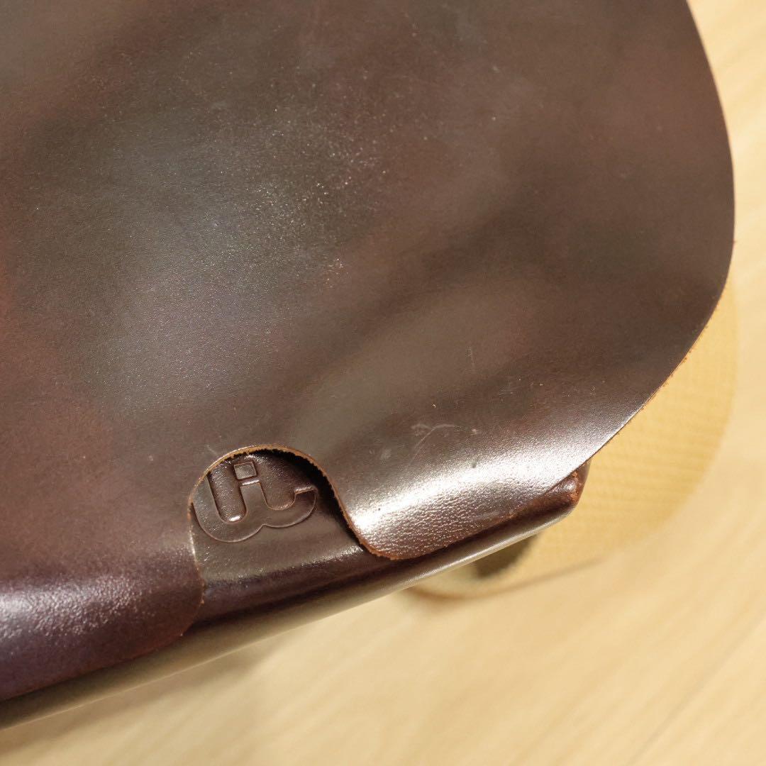 uni&co メッセンジャーバッグ ダークブラウン系 使用少