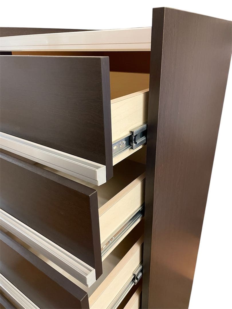 オークス CDラック キャビネット 木目調 7段 収納 飾り棚 約735枚収納