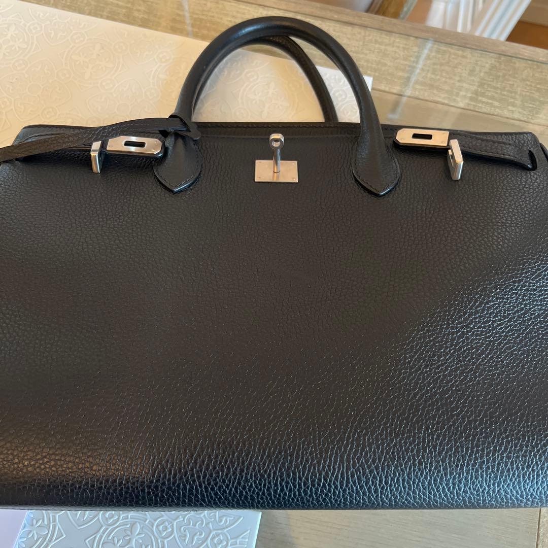 超美品　アルフレッドベレッタ ブラック　シルバー　40 バーキン　HERMES