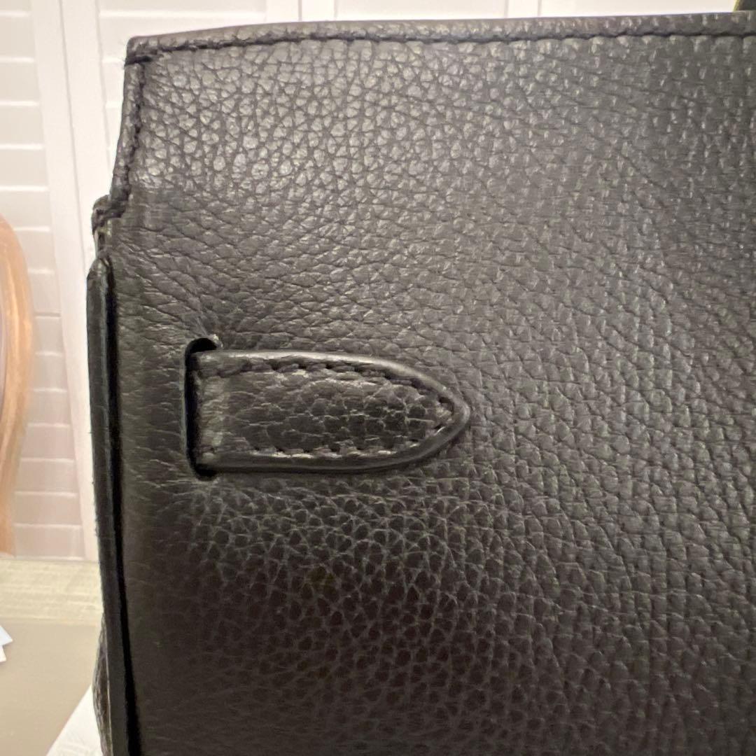 超美品　アルフレッドベレッタ ブラック　シルバー　40 バーキン　HERMES