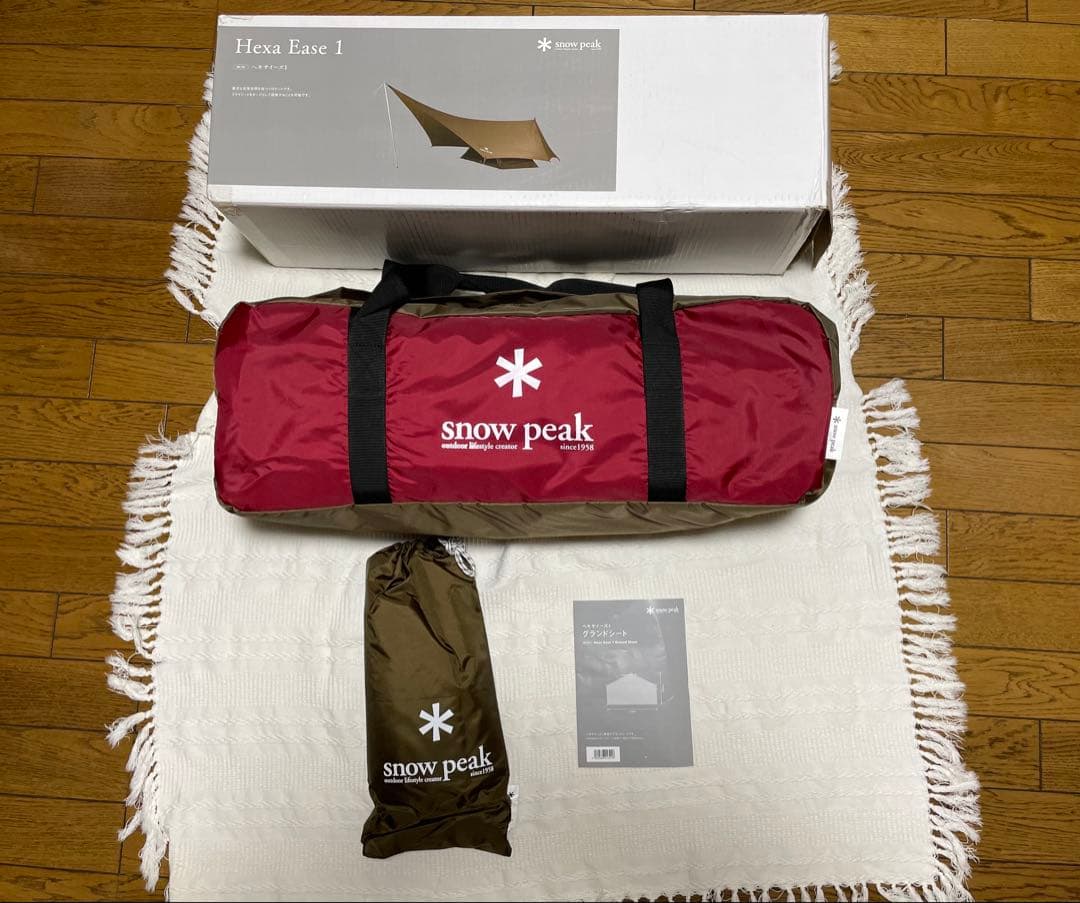 【最終値下げ】 peakヘキサイーズ１/グラウンドシートセット