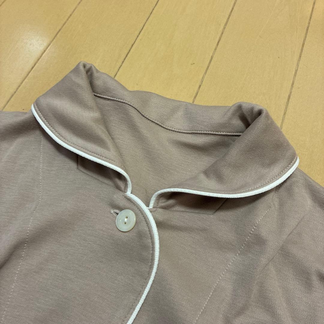 新品！ワコール 睡眠科学 パジャマ Ｌサイズ　柔らか天綿　長袖　ブラウン
