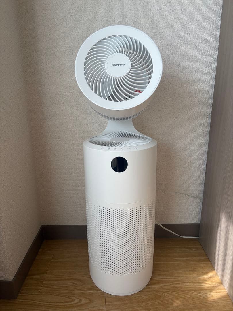 【美品】エアサーキュレーター付き空気清浄機 acerpure cool