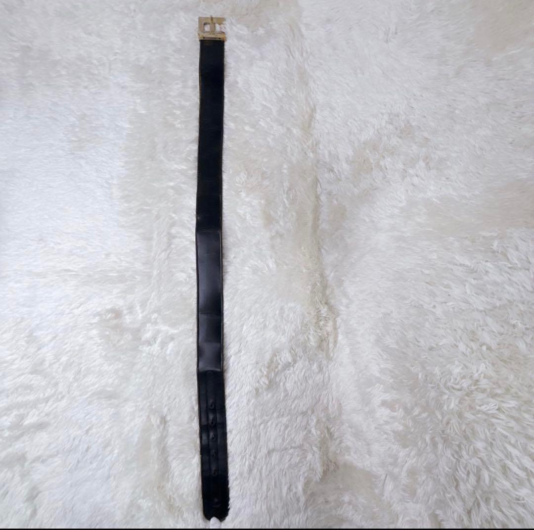 フェンディ FENDI ベルト ズッカ ゴールド金具 レザー 本革