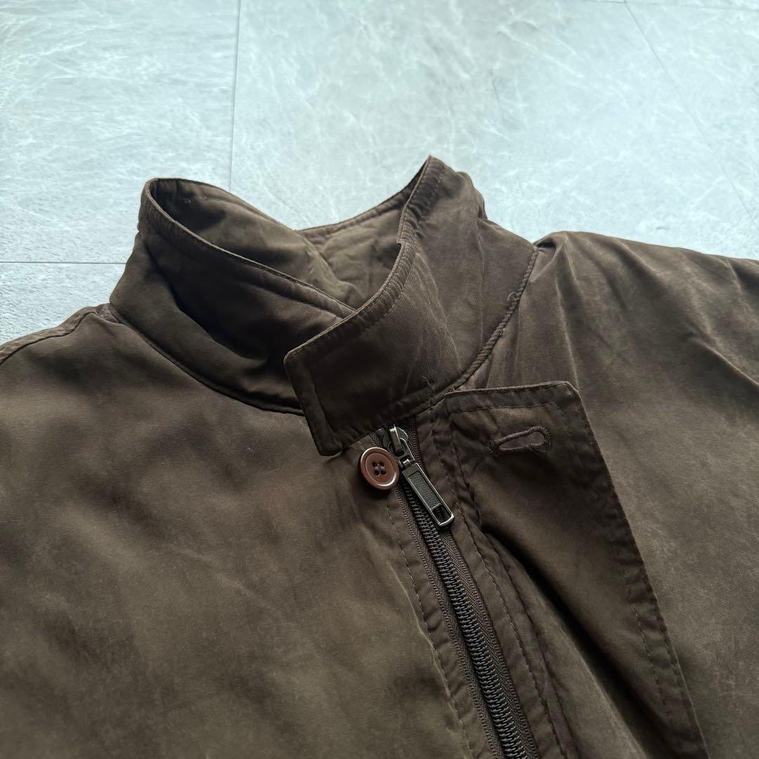 TLANCE PORT 短丈　スエードレザー　スウィングトップ　ハリントン　中綿