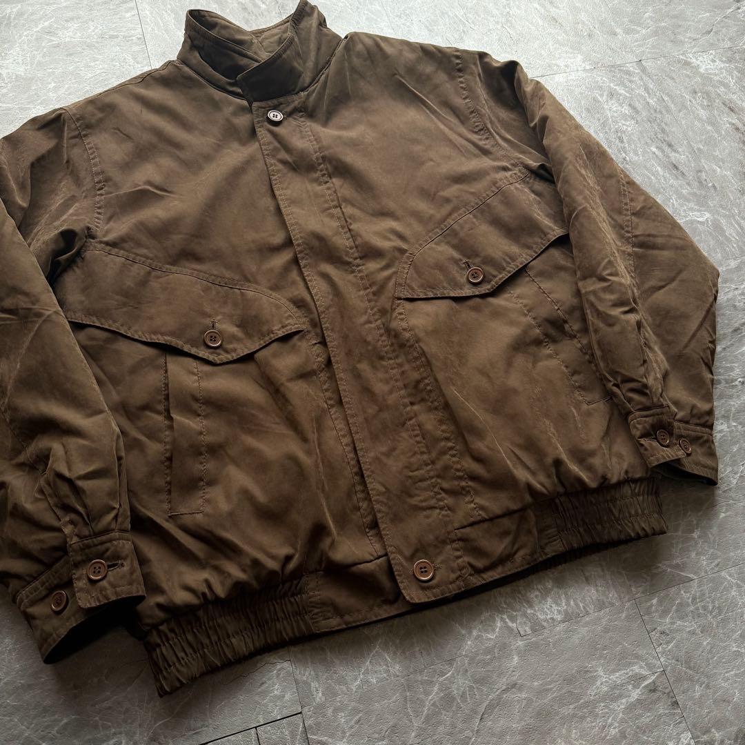 TLANCE PORT 短丈　スエードレザー　スウィングトップ　ハリントン　中綿