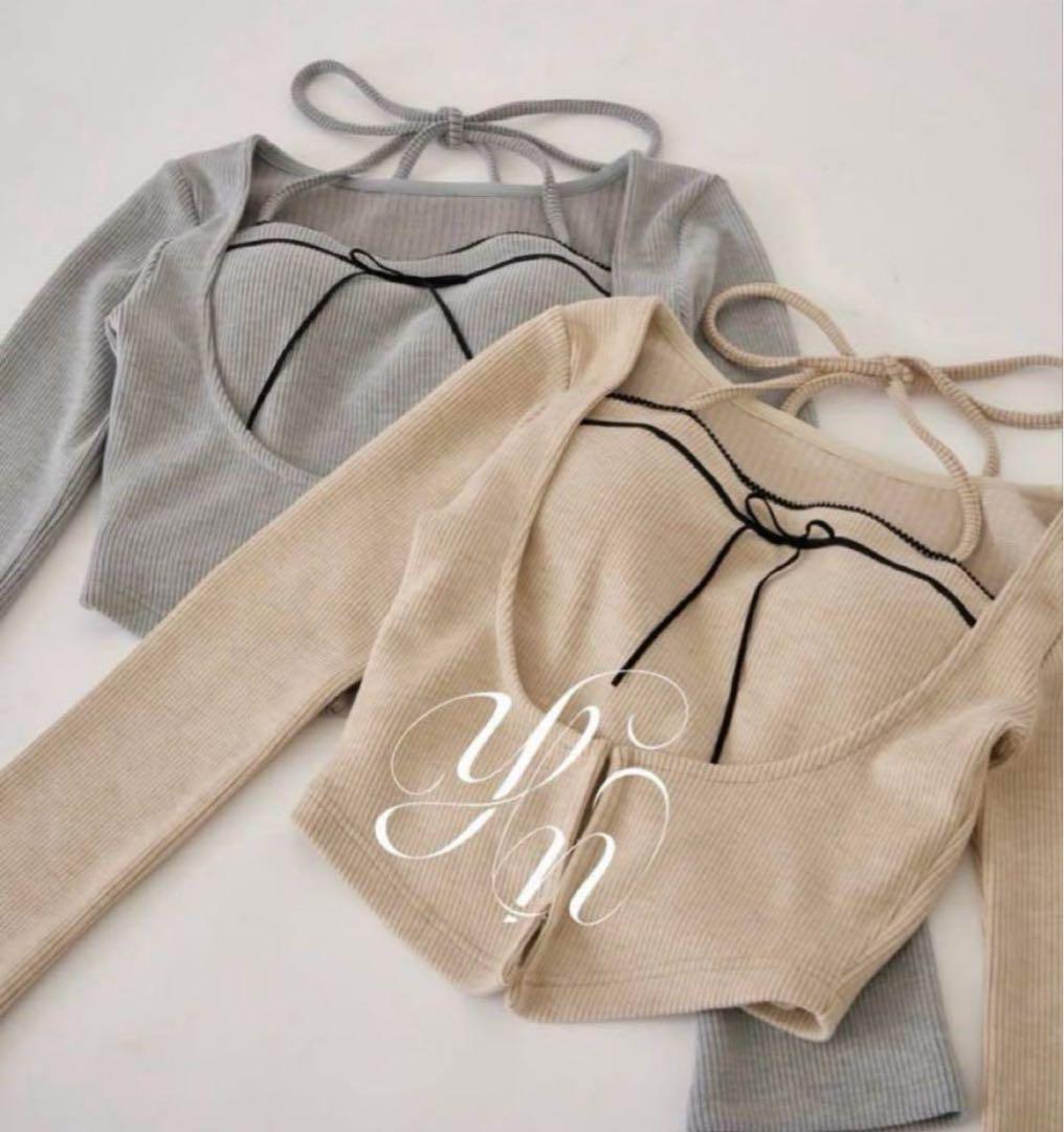 トップス YILON Corset design layered tops