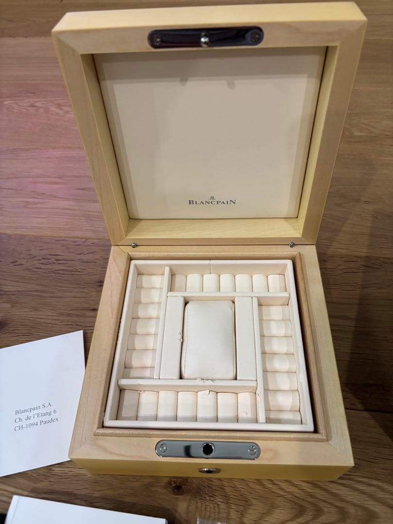 blancpain ブランパン　 空箱　付属品あり