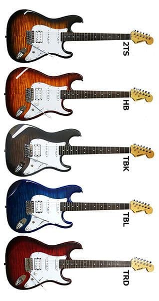 BUSKER'S BST-2H/FM 2TS ストラトキャスタータイプ