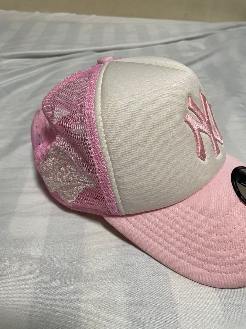 New Era 9FORTY ピンク ホワイト キャップ