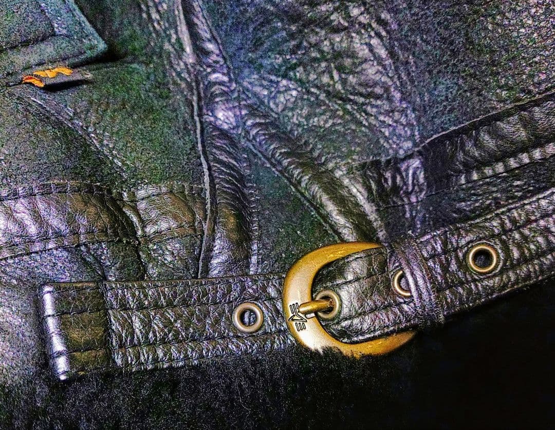 ✨今日だけ価格✨✰ALPHA✰Ｂ3リアルムートン✨USED美品✨