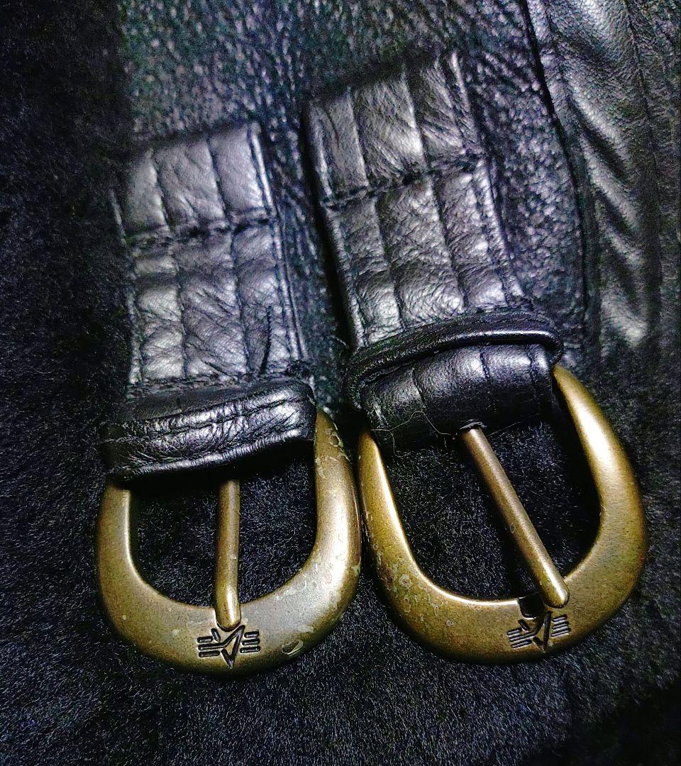 ✨今日だけ価格✨✰ALPHA✰Ｂ3リアルムートン✨USED美品✨