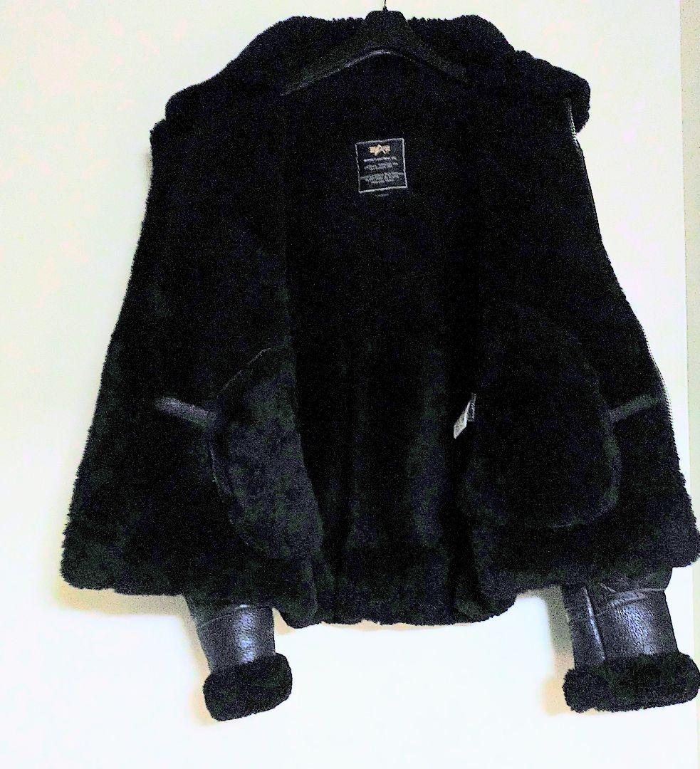 ✨今日だけ価格✨✰ALPHA✰Ｂ3リアルムートン✨USED美品✨