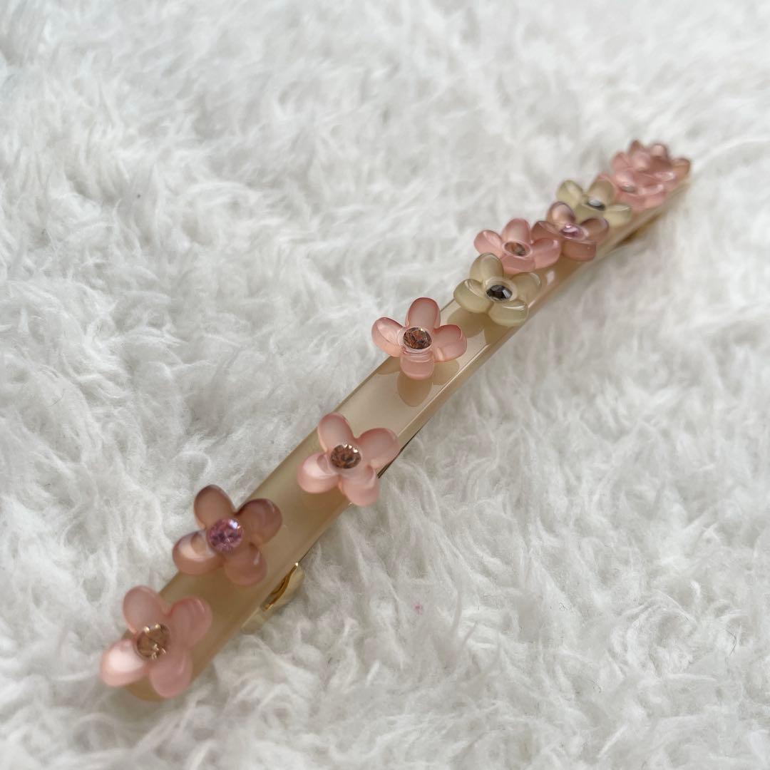 美品★ アレクサンドルドゥパリ フルーレット 花 ロングバレッタ