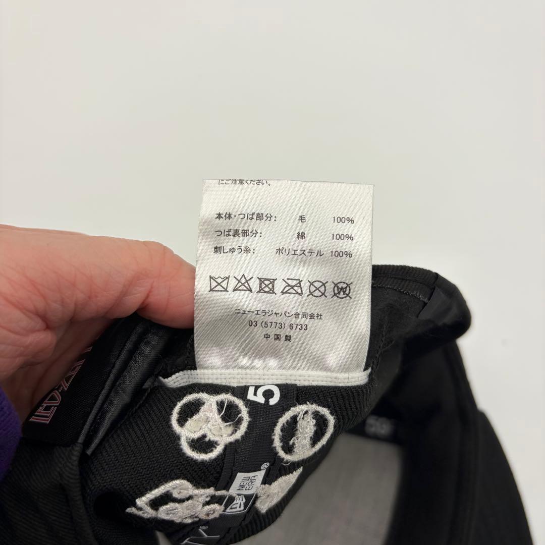 【NEW ERA】ニューエラ キャップ 希少 レッド・ツェッペリン 刺繍ロゴ