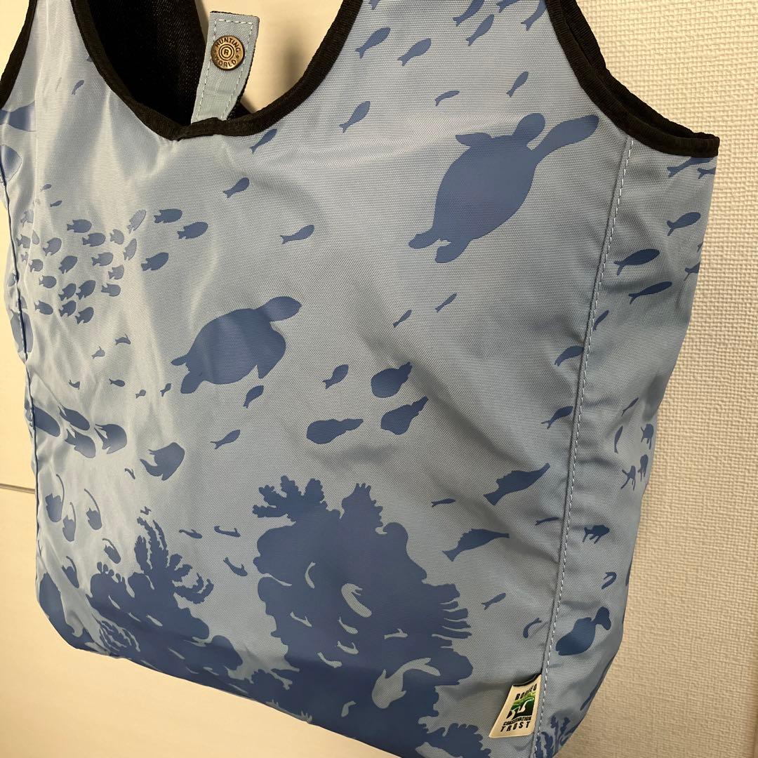 〈美品〉ハンティングワールド　リバーシブル　デニム　ショルダーバッグ　ボルネオ