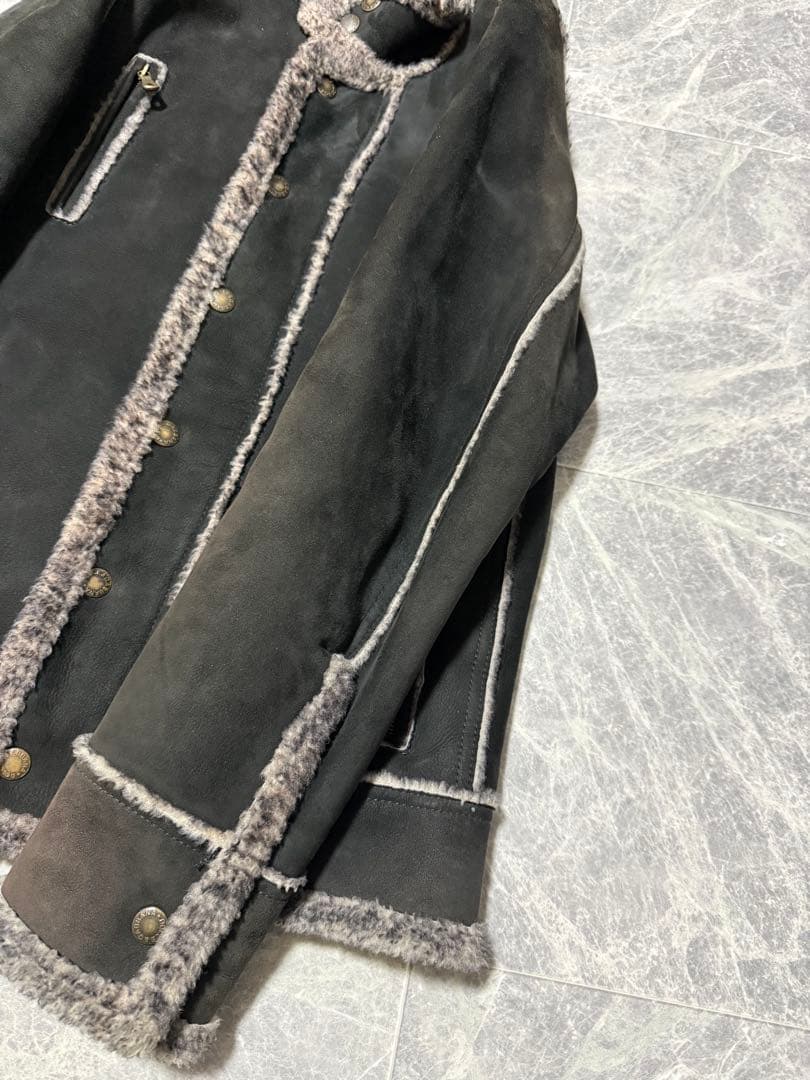 DOLCE&GABBANA ドルチェ ドルガバ ムートンレザー ジャケット 48