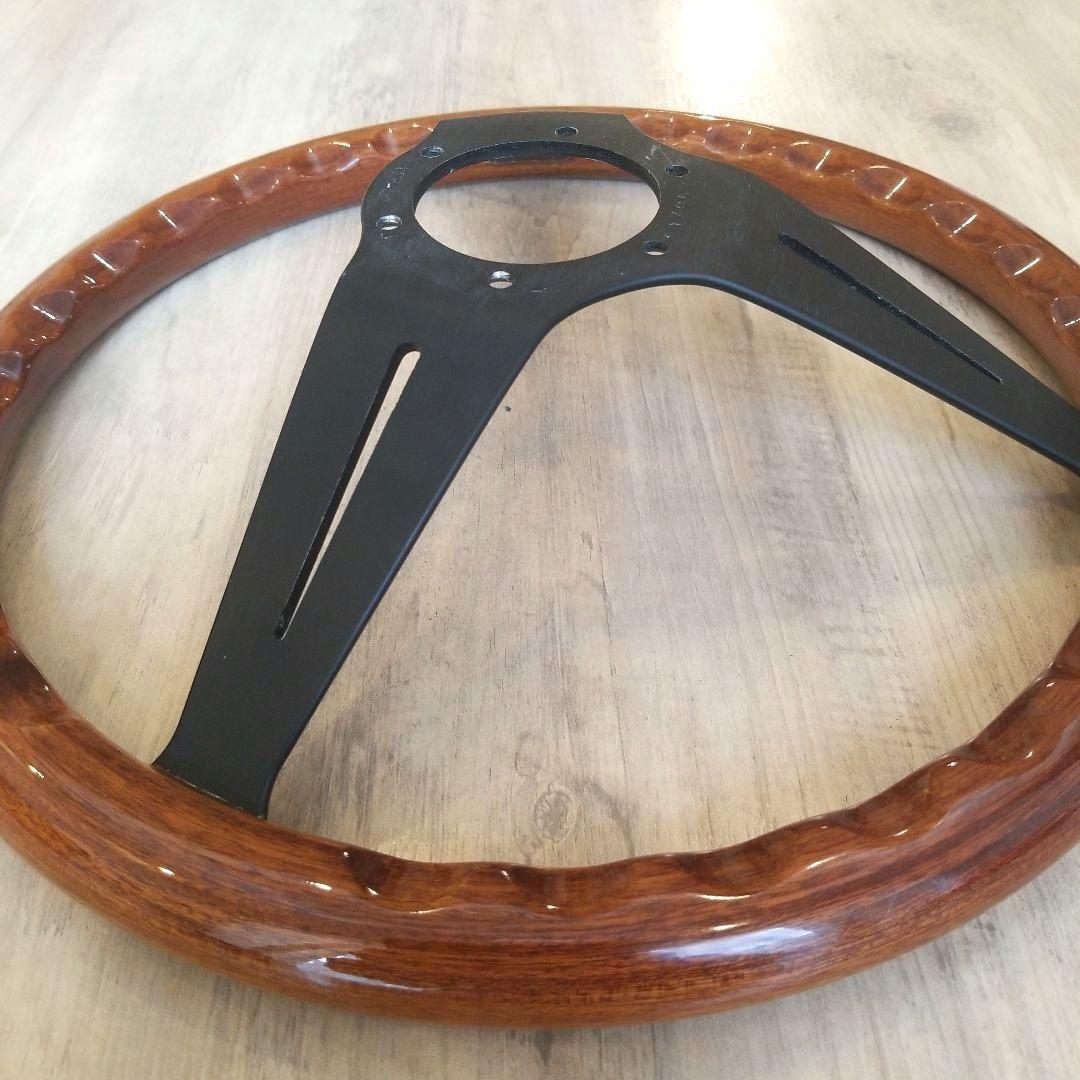 NARDI☆ナルディクラシックウッド&ブラックスポークディープコーン/N771