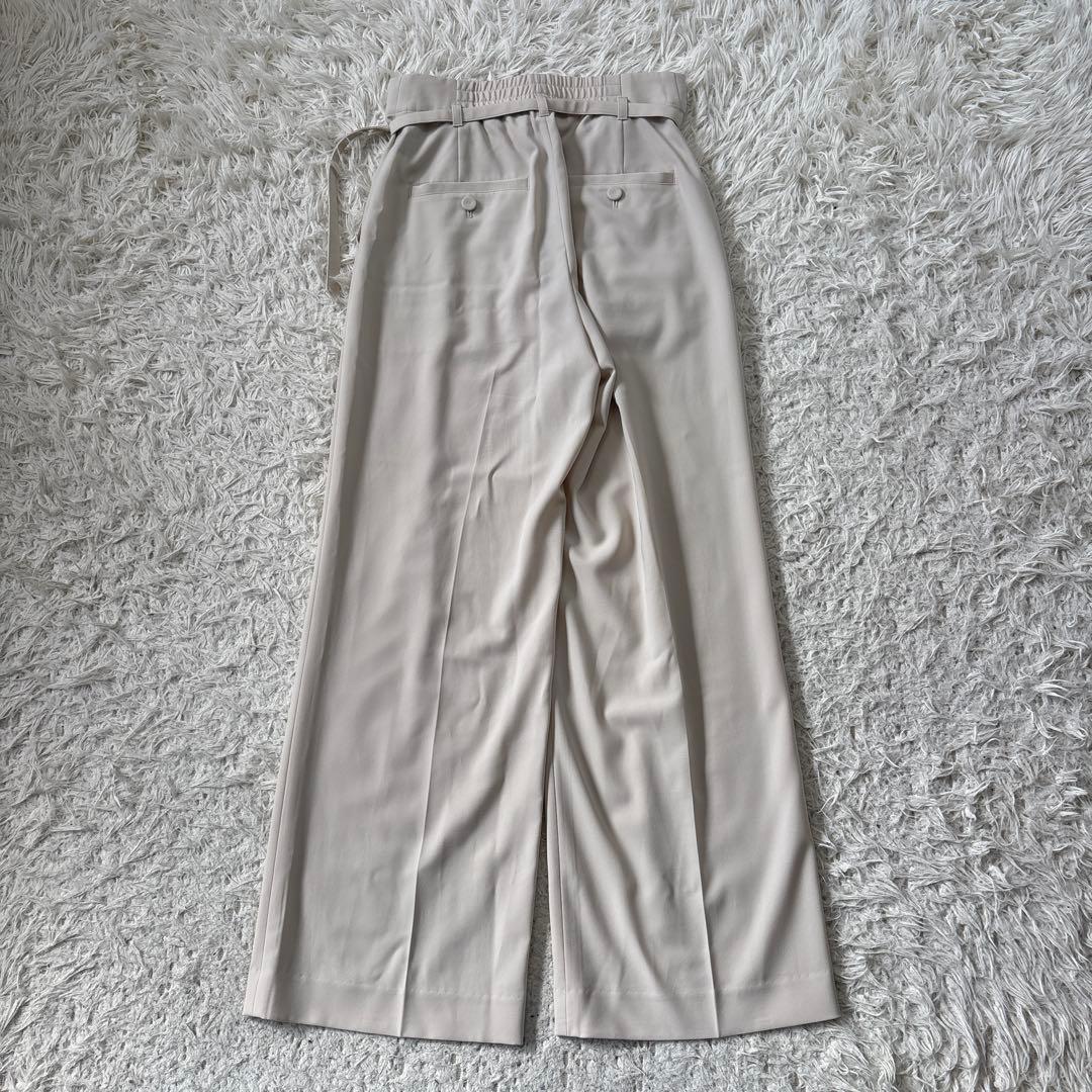 超美品【グリーンレーベルリラクシング】パウドレ 洗える　アイボリー 36 38