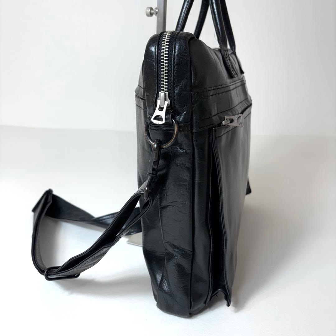 【希少】 PORTER オールレザー 2WAY ブリーフケース ビジネスバッグ