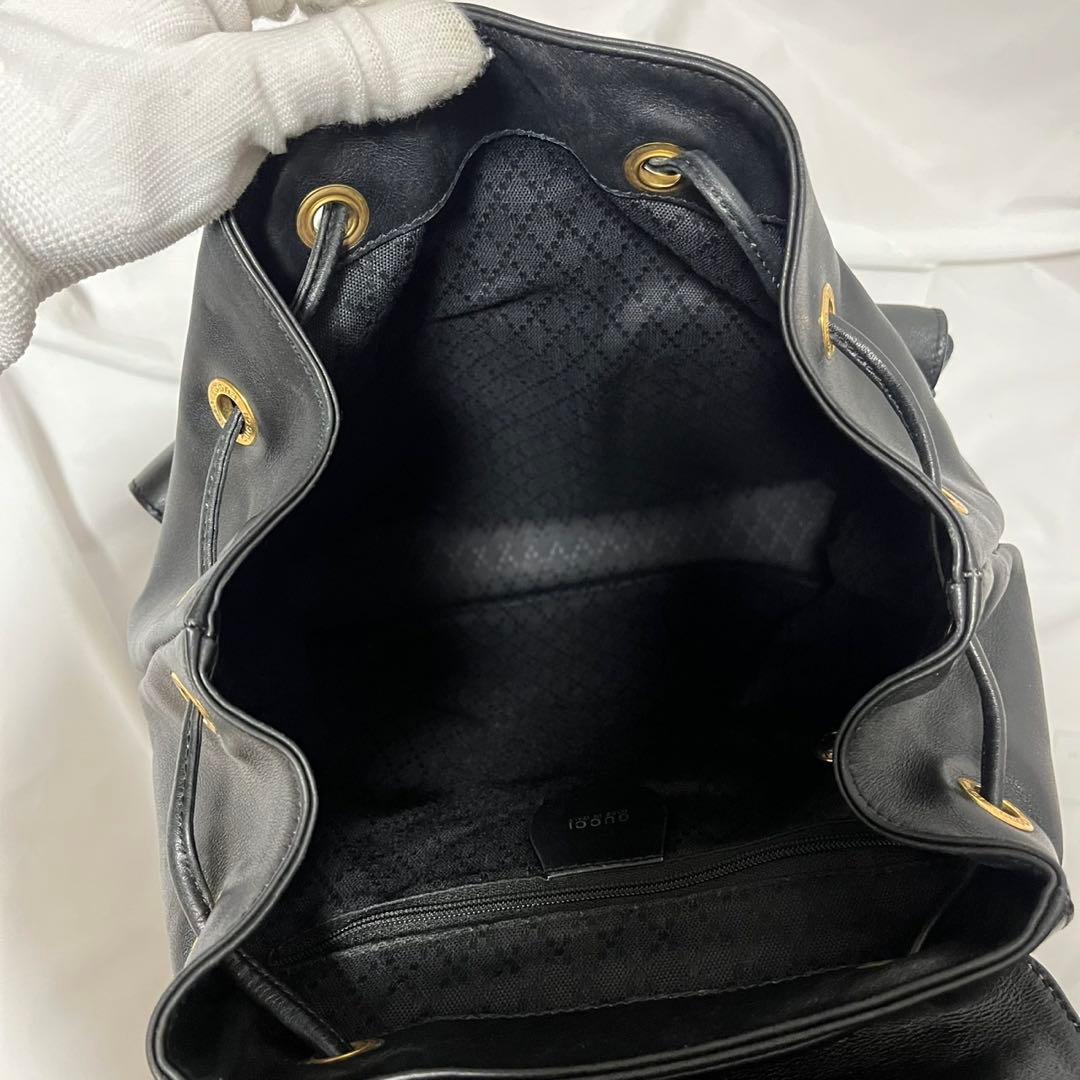 ✨極美品✨　GUCCI バンブー　リュック　バックパック　黒　ビンテージ