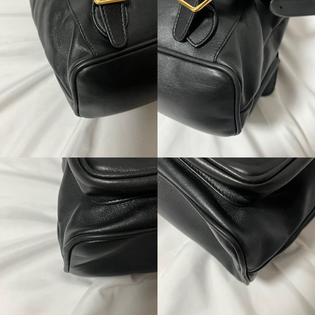✨極美品✨　GUCCI バンブー　リュック　バックパック　黒　ビンテージ