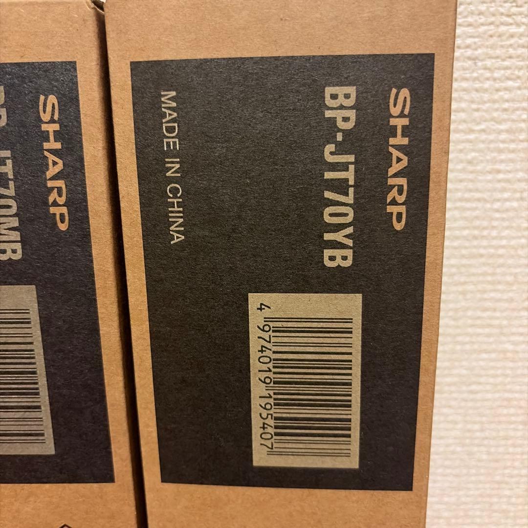 SHARP トナーカートリッジ BP-JT70シリーズ 4色セット