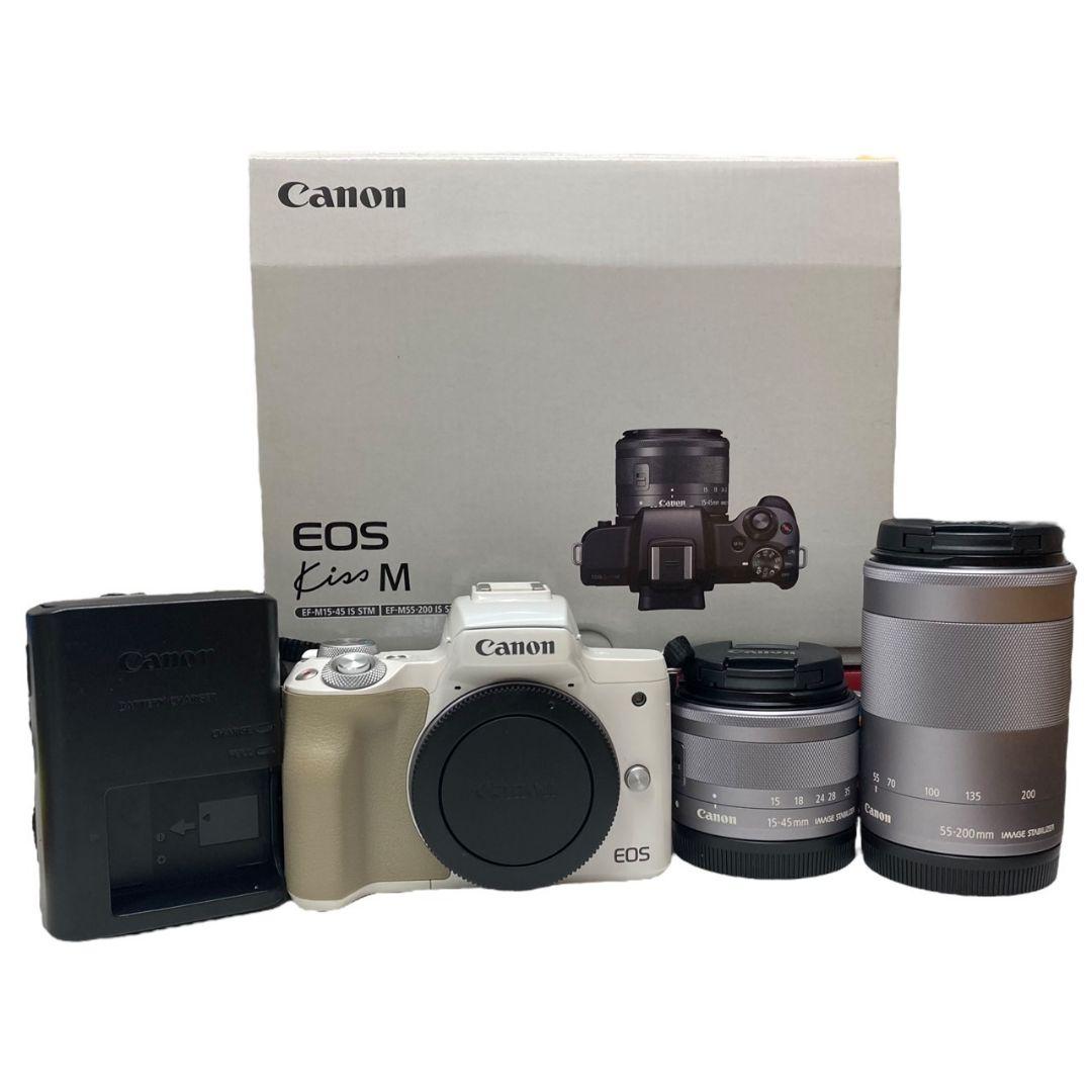 O18289 Canon EOS Kiss M ダブルレンズキット　カメラ