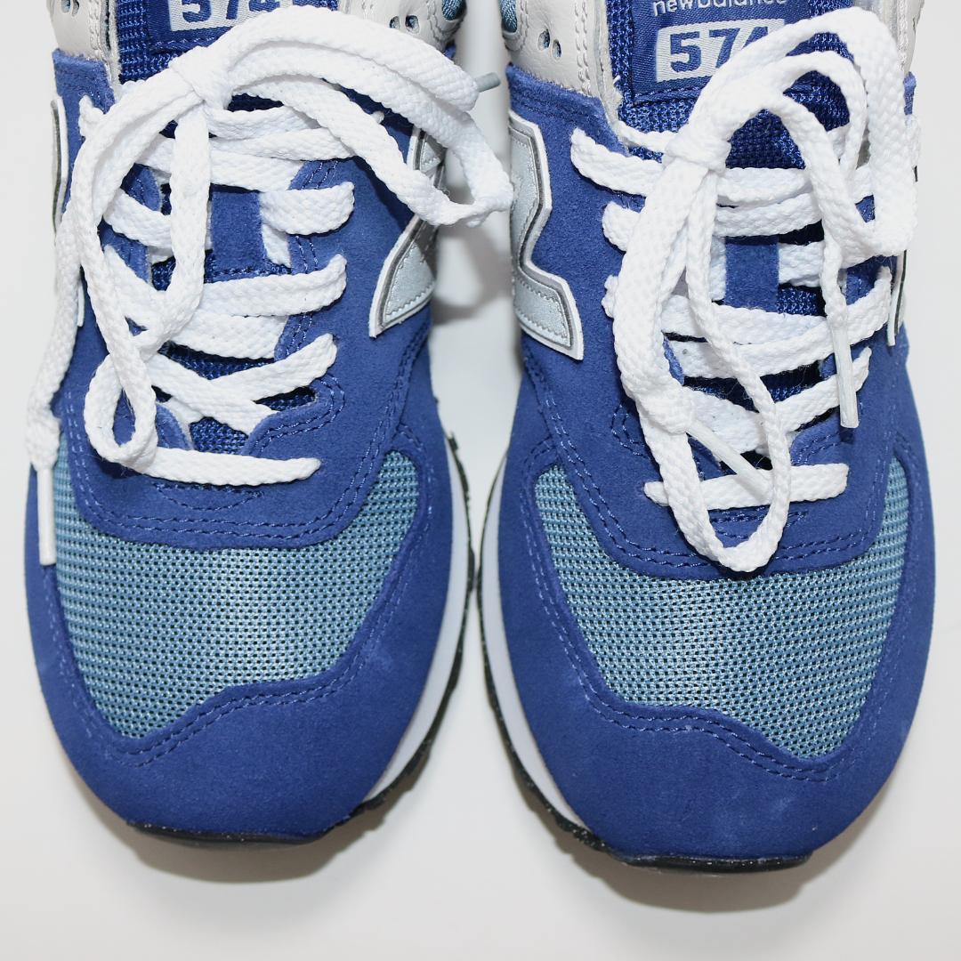 【極美品】ニューバランス U574ESD スニーカー 青 ブルー 26センチ