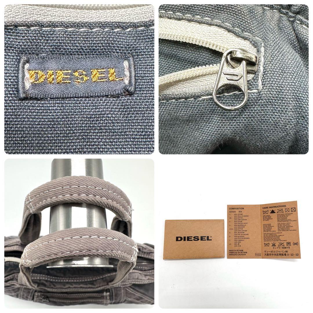 バッグ DIESEL denim l logo tote bag y2k