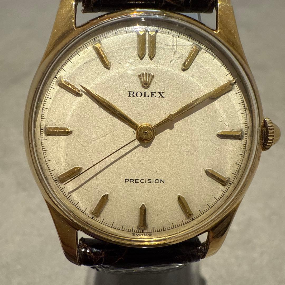 【激レア】ロレックス 金無垢 超希少 プレシジョン 早い物勝ち 手巻き 破格値
