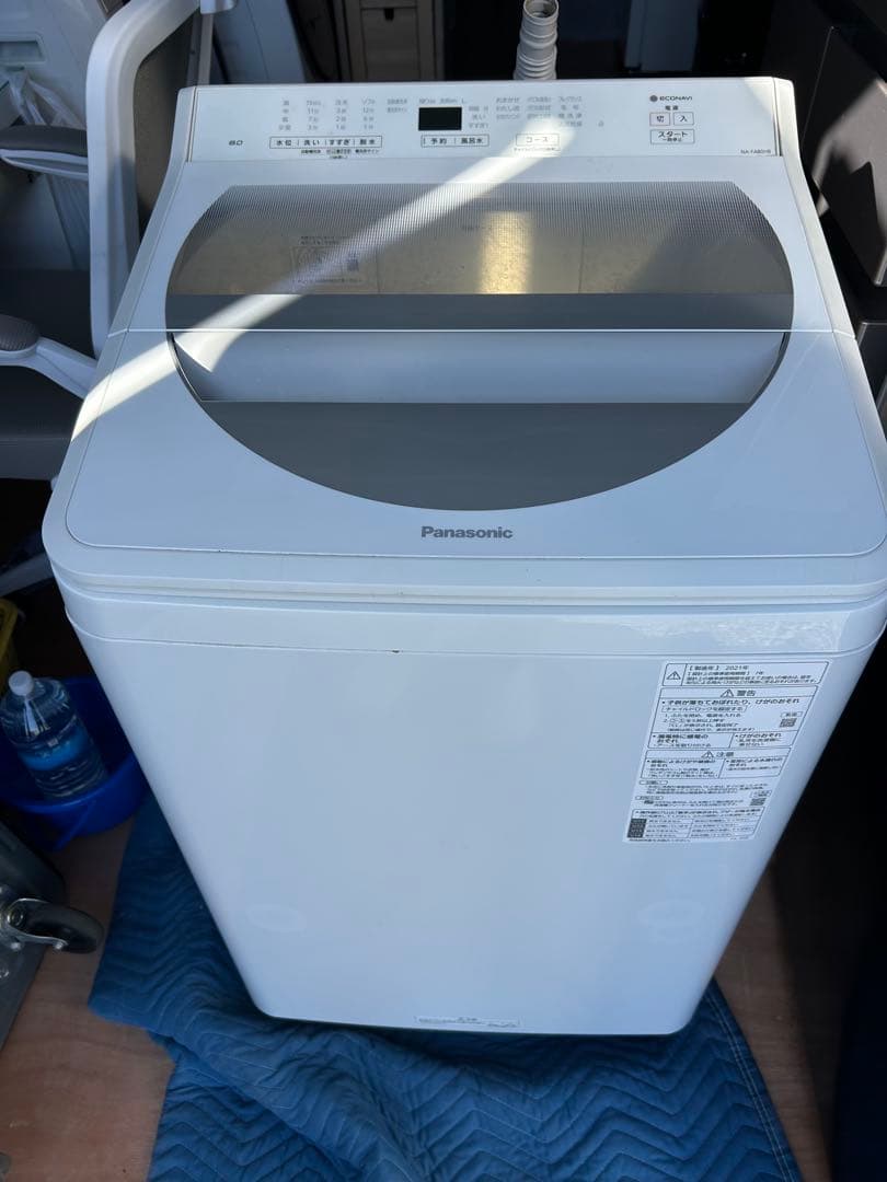 Panasonic 全自動洗濯機 2021年　乾燥付き　埼玉県川口市から配達地域